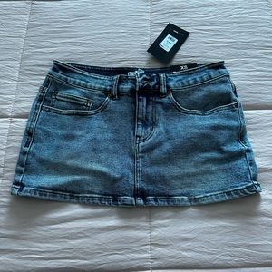 MINI denim skirt